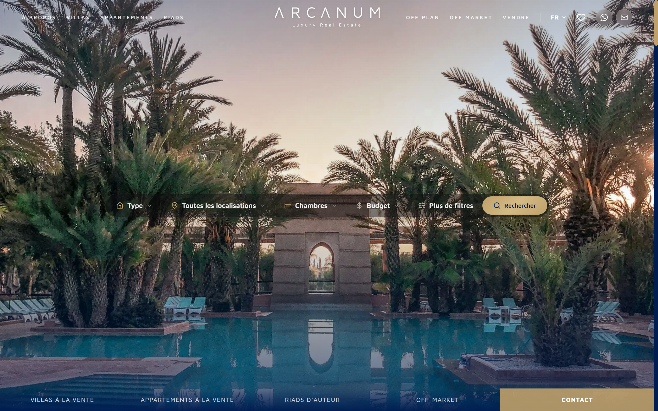 Arcanum Real Estate — built by Kreova
