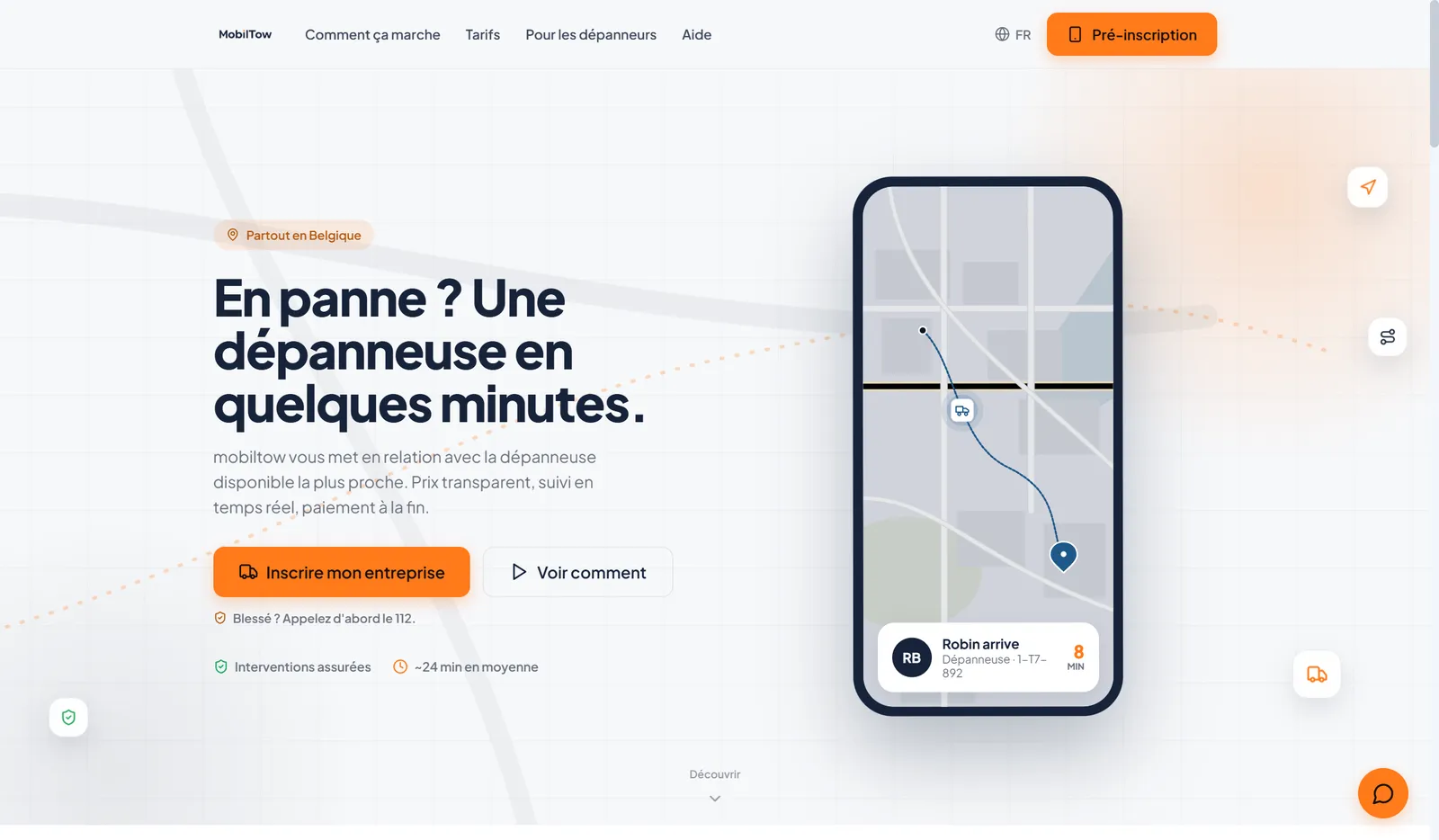 MobilTow, réalisé par Kreova Network