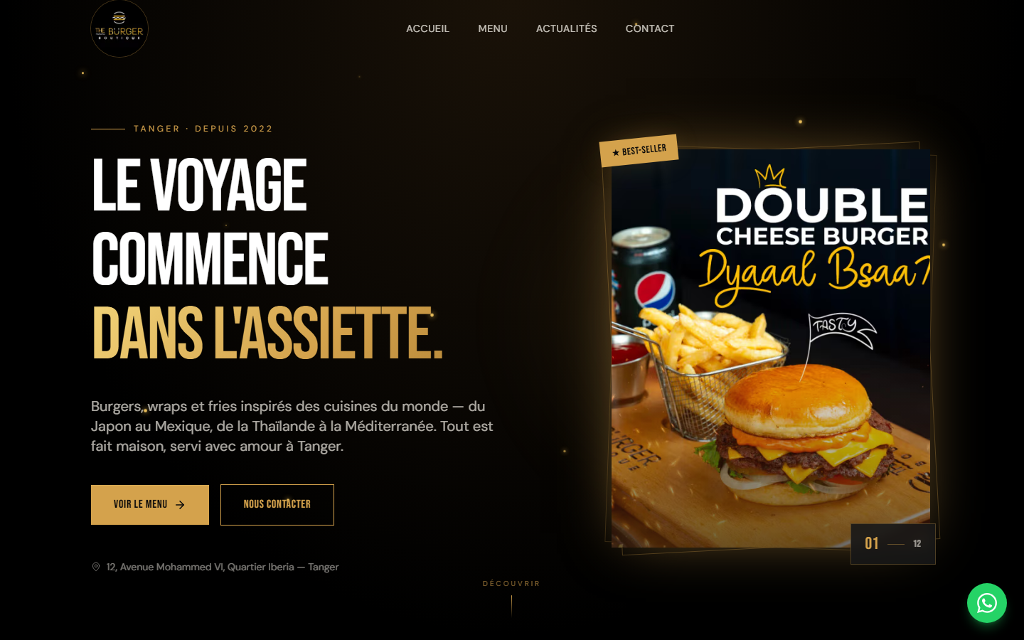 The Burger Boutique — built by Kreova